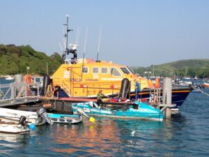 Pure Gym and Salcombe RNLI boat