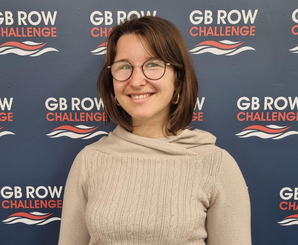 Image shows PhD student Laura Fantuzzi. She wears glasses and has short brown hair.