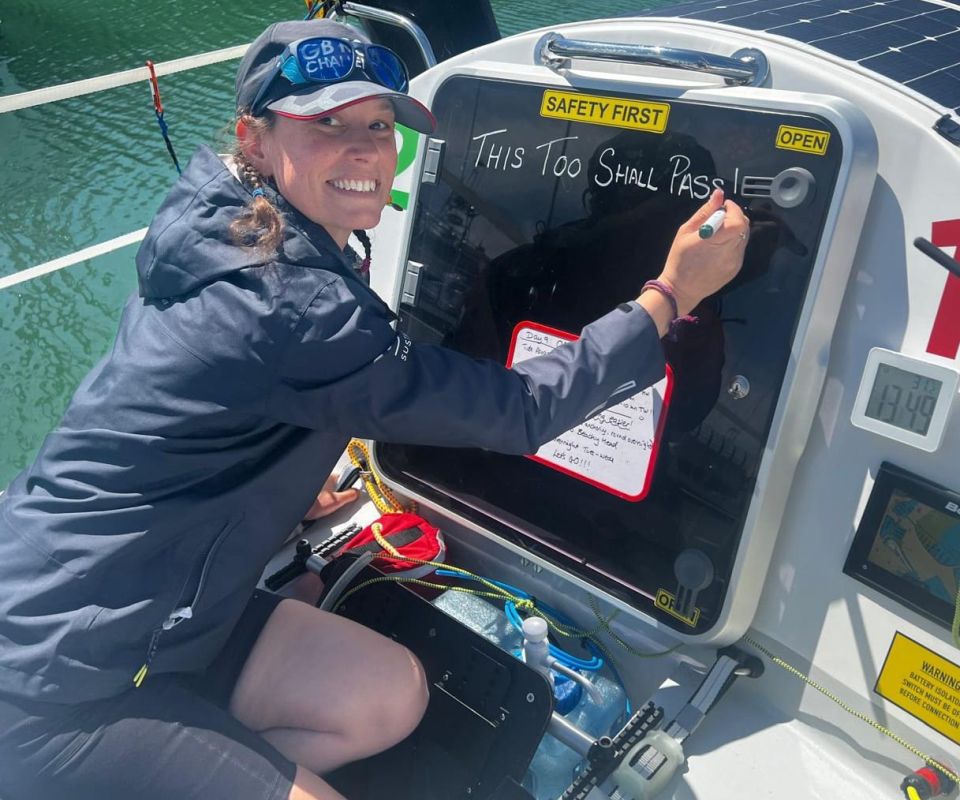 Skipper of Sea Change, Kat Bruce